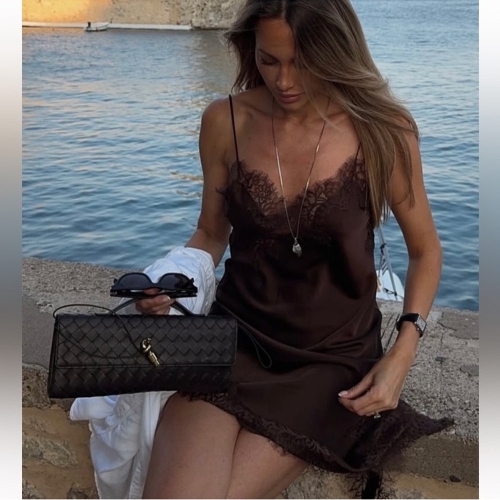 ZARA ASYMMETRIC LACE DRESS ZW COLLECTION - Picture 2 of 16